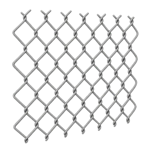 Сетка рабица оцинкованная 20х20х1,2 мм